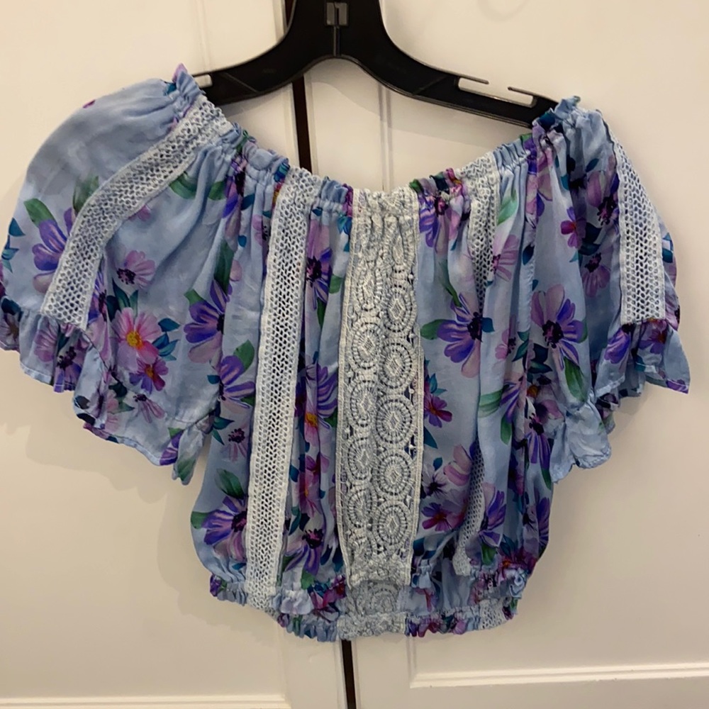 Sunday Tropez silk top